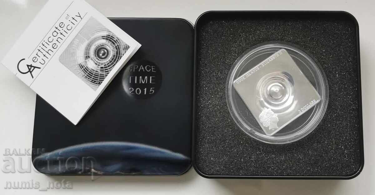 2 δολάρια 2015 Κουκ - Χωροχρονικό συνεχές με τιμή 690.00 BGN | € 352.79 2 δολάρια 2015 Κουκ - Χωροχρονικό συνεχές με τιμή 690.00 BGN | € 352.79