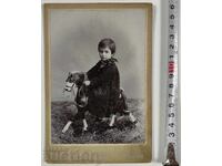 SOFIA FAKIROV COPIL VECHI POZĂ DE COPIL FOTOGRAFIE CARTON