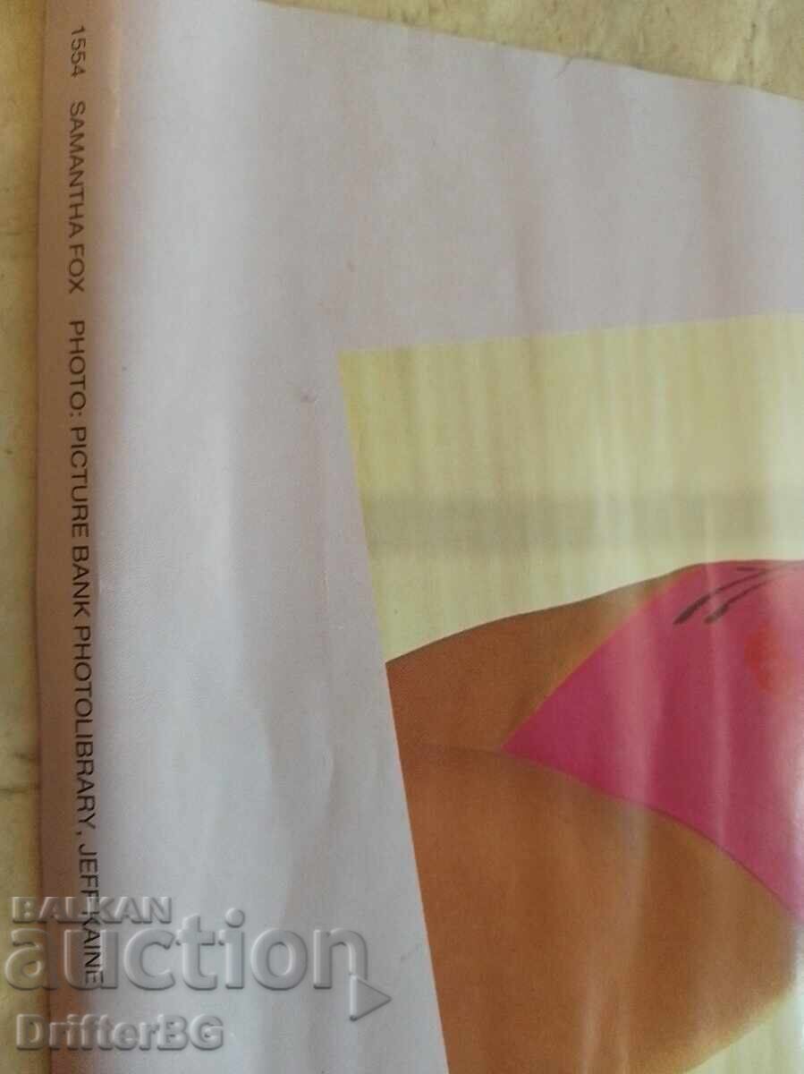 Auction  Original Samantha Fox poster from 1986, FRG