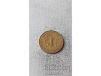 West Africa 5 francs 1965