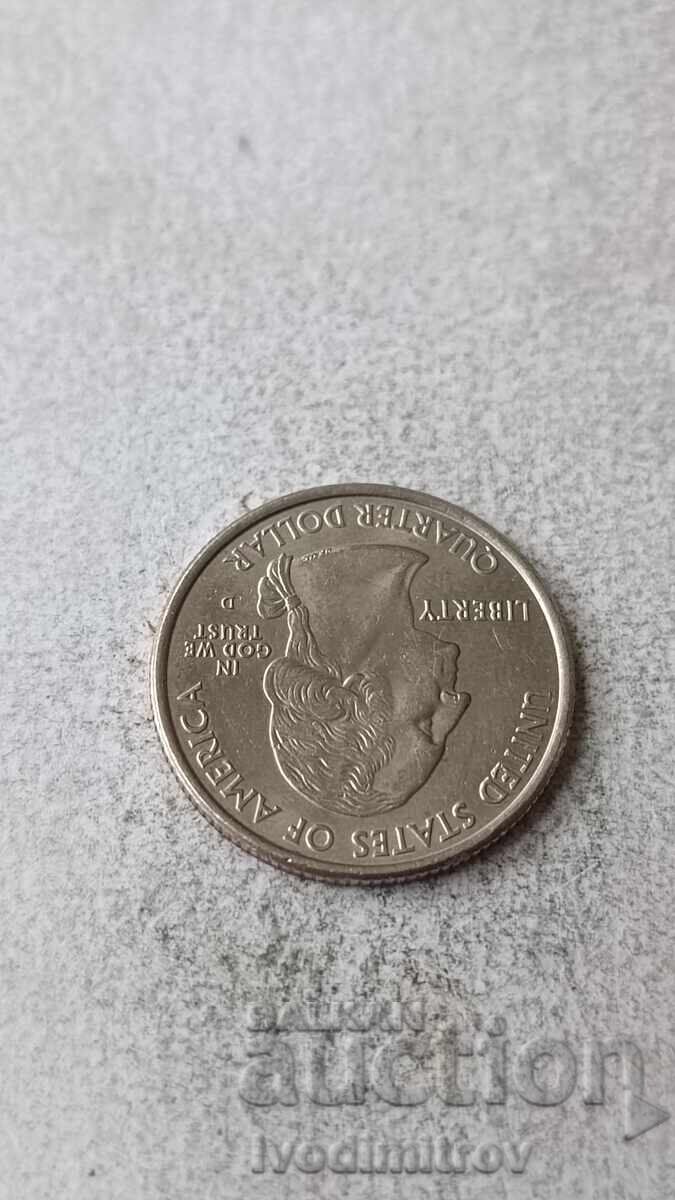 USA 25 Cents 2008 D Oklahoma with price 1.65 BGN | € 0.84