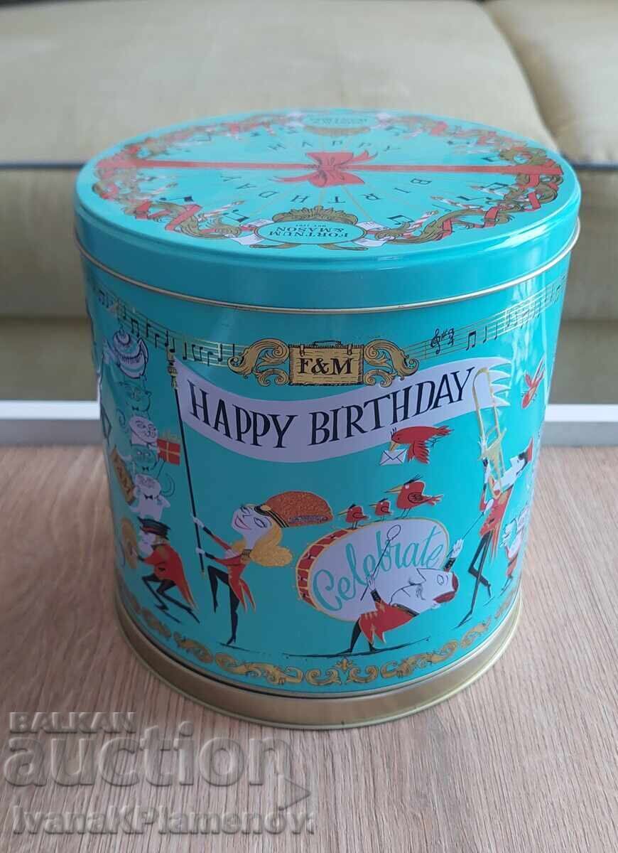 Cutie muzicală metalică pentru colecționari