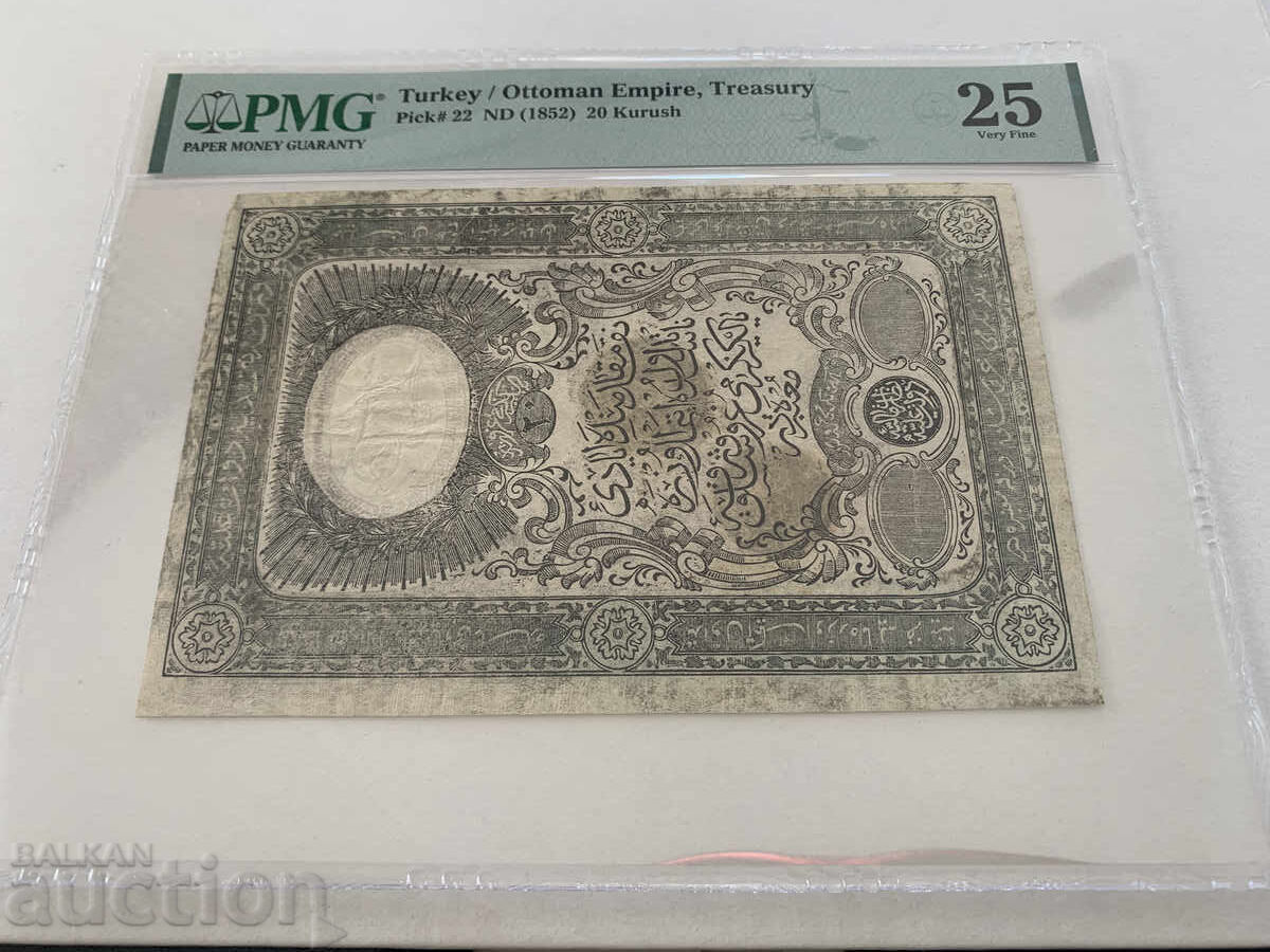 Turkey Turkey Turkiye 20 kurush 1852 - 25 points Turkey Turkey Turkiye 20 kurush 1852 - 25 points