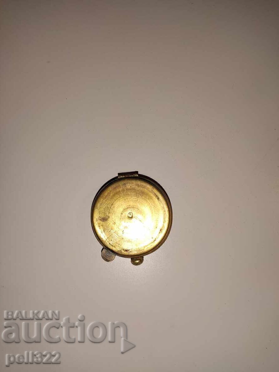 Nazi compass or wristwatch case, brass WWII with price 20.00 BGN | € 10.23