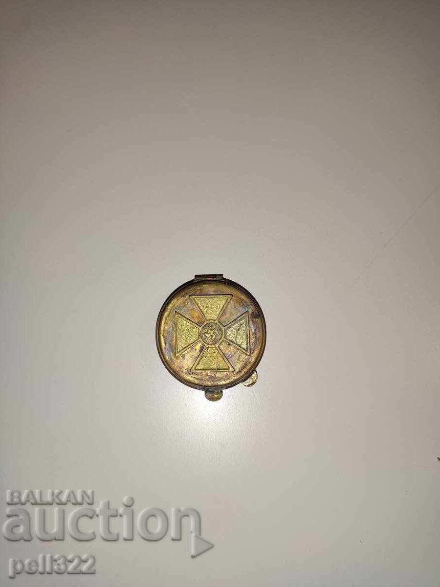 Ναζιστική θήκη για πυξίδα ή ρολόι χειρός, ορειχάλκινη VSV