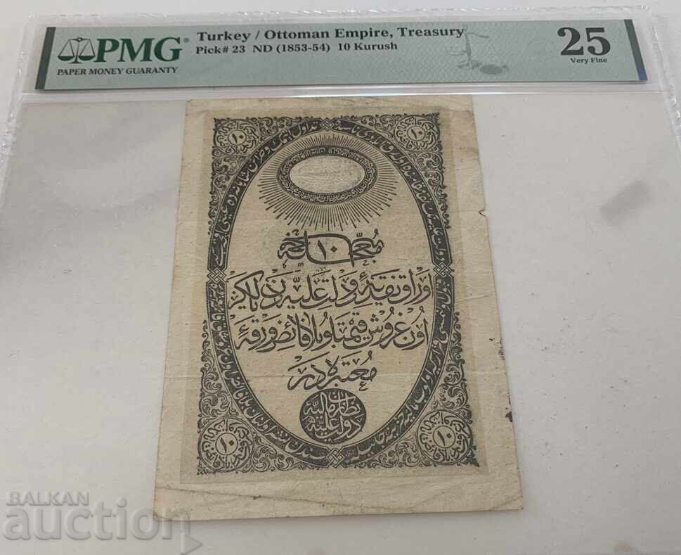 Turkey Turkey 10 kuruş 1853-1854 - 25 points