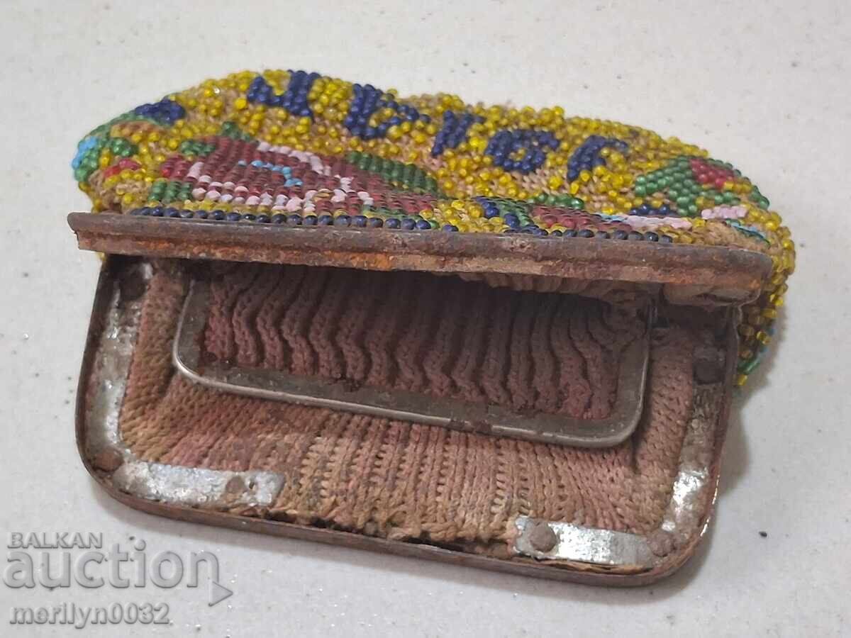 Παράδοση Πορτοφόλι νομισμάτων μανίστας πορτοφόλι αρχές 20ου αιώνα ΜΟΝΑΔΙΚΟ RRRR