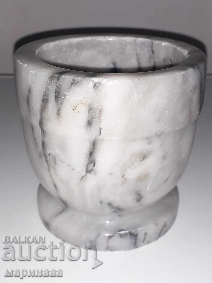 OLD MASSIVE MORTAR. MARBLE. 1,287 KG with price 8.00 BGN | € 4.09