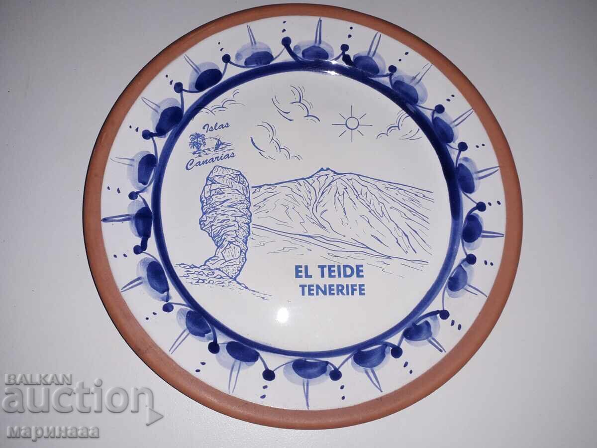 OLD DISH. TENERIFE. CANARY. ISLANDS OLD DISH. TENERIFE. CANARY. ISLANDS
