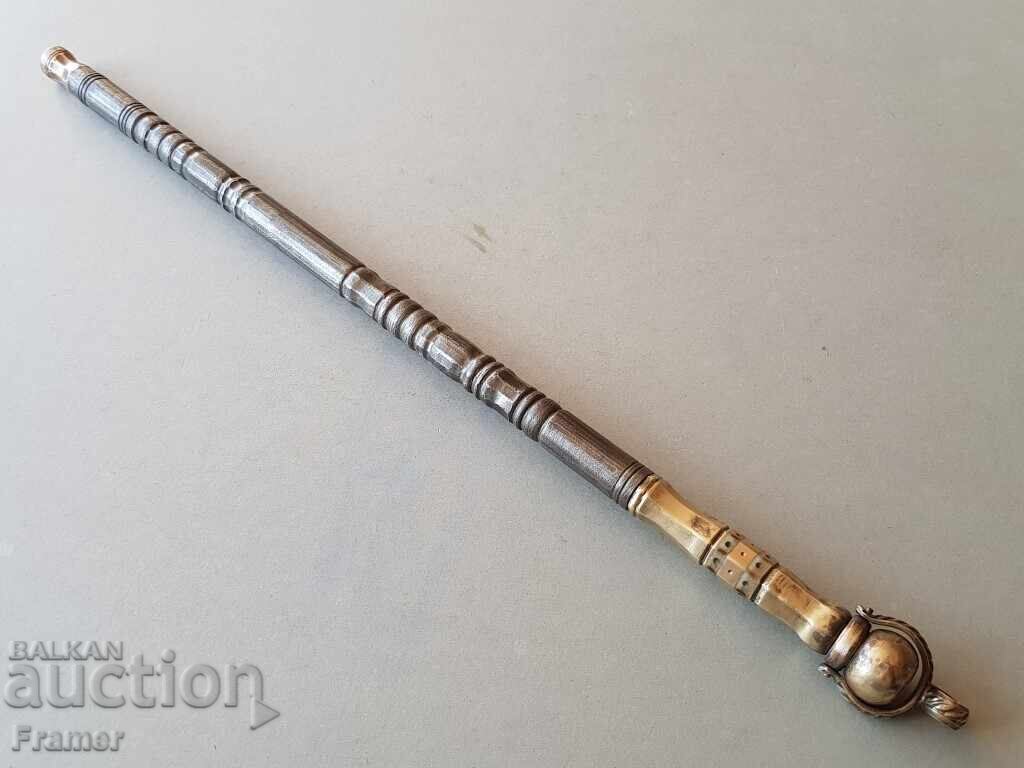 Ottoman harbiya 18th century flintlock pistol, ramrod, yataghan with price € 600.00 | 1173.50 BGN Ottoman harbiya 18th century flintlock pistol, ramrod, yataghan with price € 600.00 | 1173.50 BGN