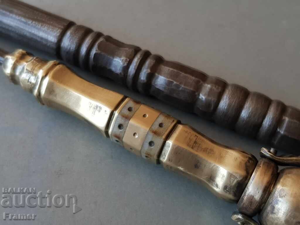 Ottoman harbiya 18th century flintlock pistol, ramrod, yataghan - 5 Ottoman harbiya 18th century flintlock pistol, ramrod, yataghan - 5