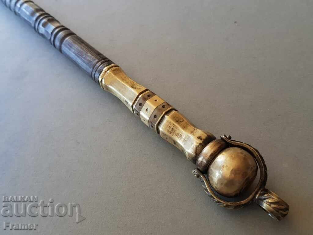 Ottoman harbiya 18th century flintlock pistol, ramrod, yataghan - 6 Ottoman harbiya 18th century flintlock pistol, ramrod, yataghan - 6