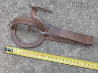 vintage σφυρήλατο σίδηρο παγίδα για σκίουρους χρυσά κουνάβια ΕΡΓΑΣΙΑ