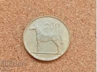 Ireland 20 pence, 1986