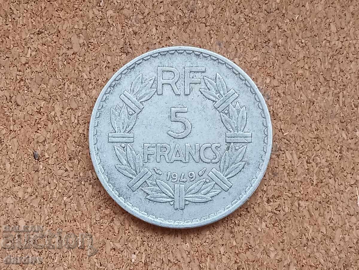France 5 Francs, 1949