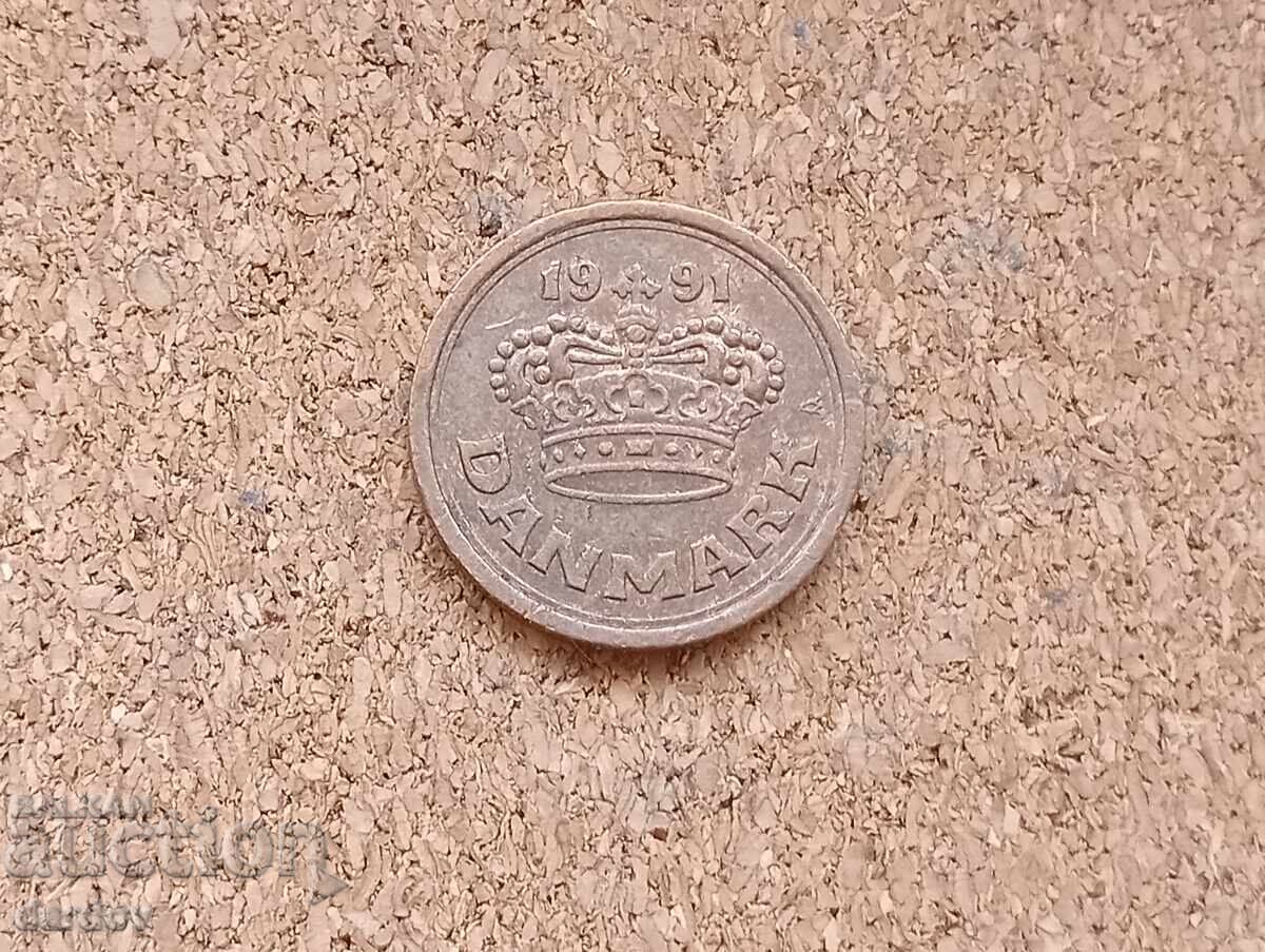 Δανία 25 øre, 1991 με τιμή 0.40 BGN | € 0.20 Δανία 25 øre, 1991 με τιμή 0.40 BGN | € 0.20