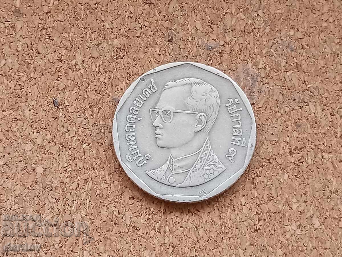 Тайланд 5 бата, 2000 год. с цена 0.70 лв. | € 0.36 Тайланд 5 бата, 2000 год. с цена 0.70 лв. | € 0.36