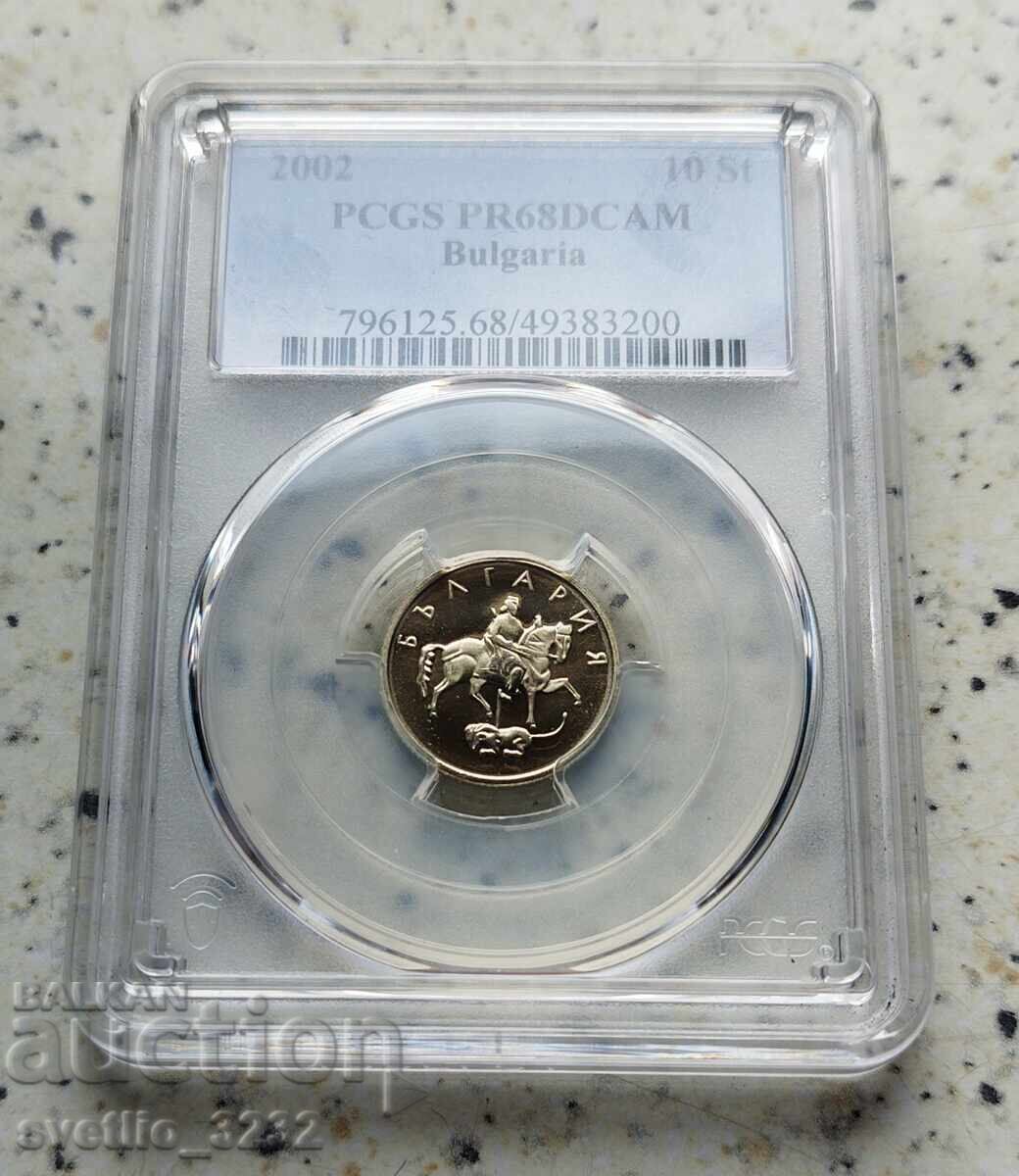 10 Cents 2002 PR 68 DCAM PCGS 10 Cents 2002 PR 68 DCAM PCGS