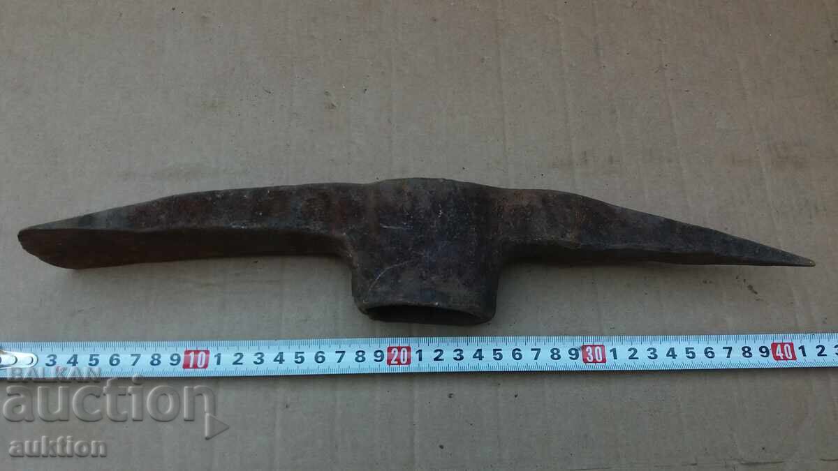 СТАРА МАСИВНА КИРКА, ИНСТРУМЕНТ С МАРКИРОВКА - ОТЛИЧНА - 5