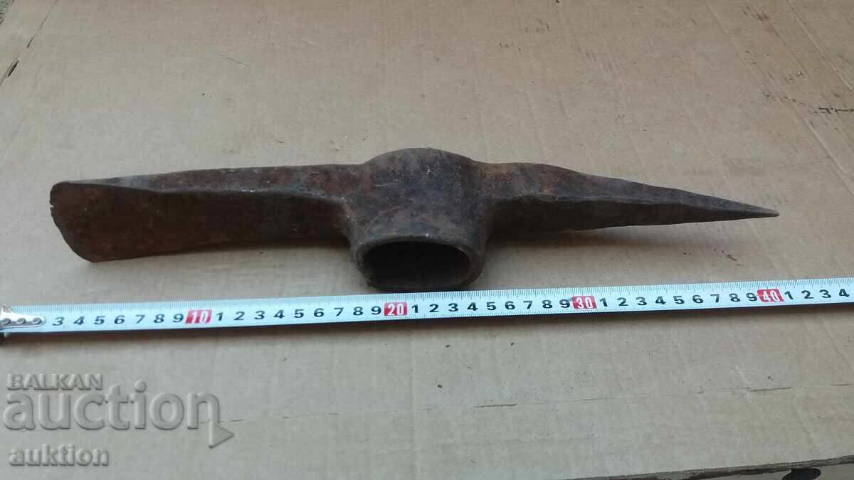 СТАРА МАСИВНА КИРКА, ИНСТРУМЕНТ С МАРКИРОВКА - ОТЛИЧНА - 6