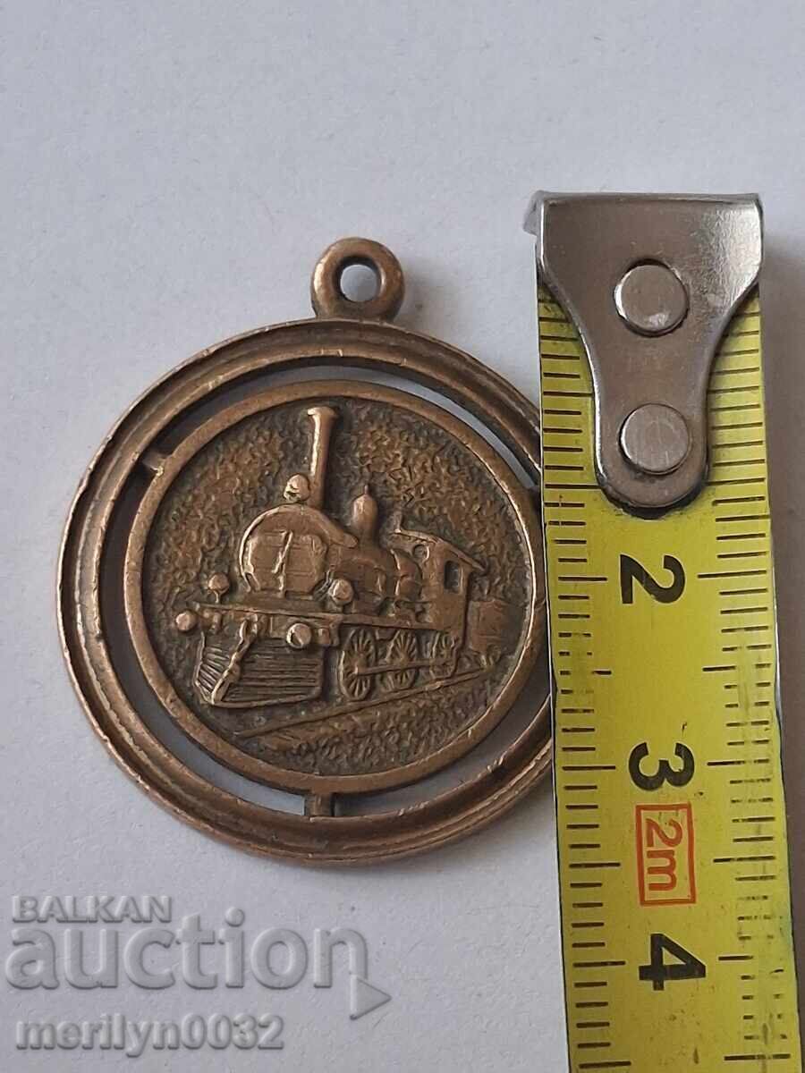 Auction BDZ Bulgarian State Railways Token Medal Monogram Bronze Auction BDZ Bulgarian State Railways Token Medal Monogram Bronze