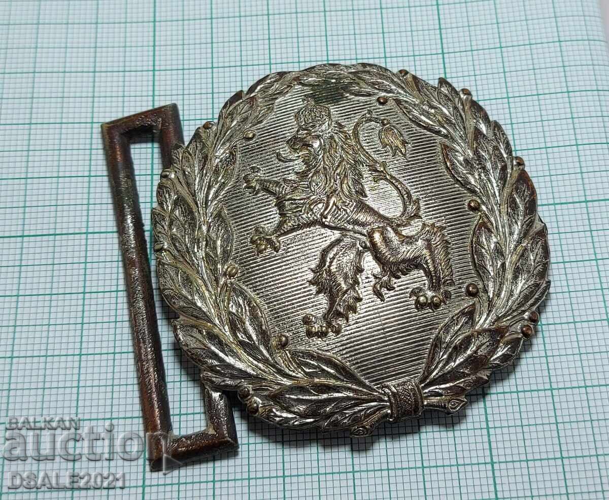 Παράδοση Βασίλειο της Βουλγαρίας Αξιωματικός πόρπη, αγκράφα /ds1381