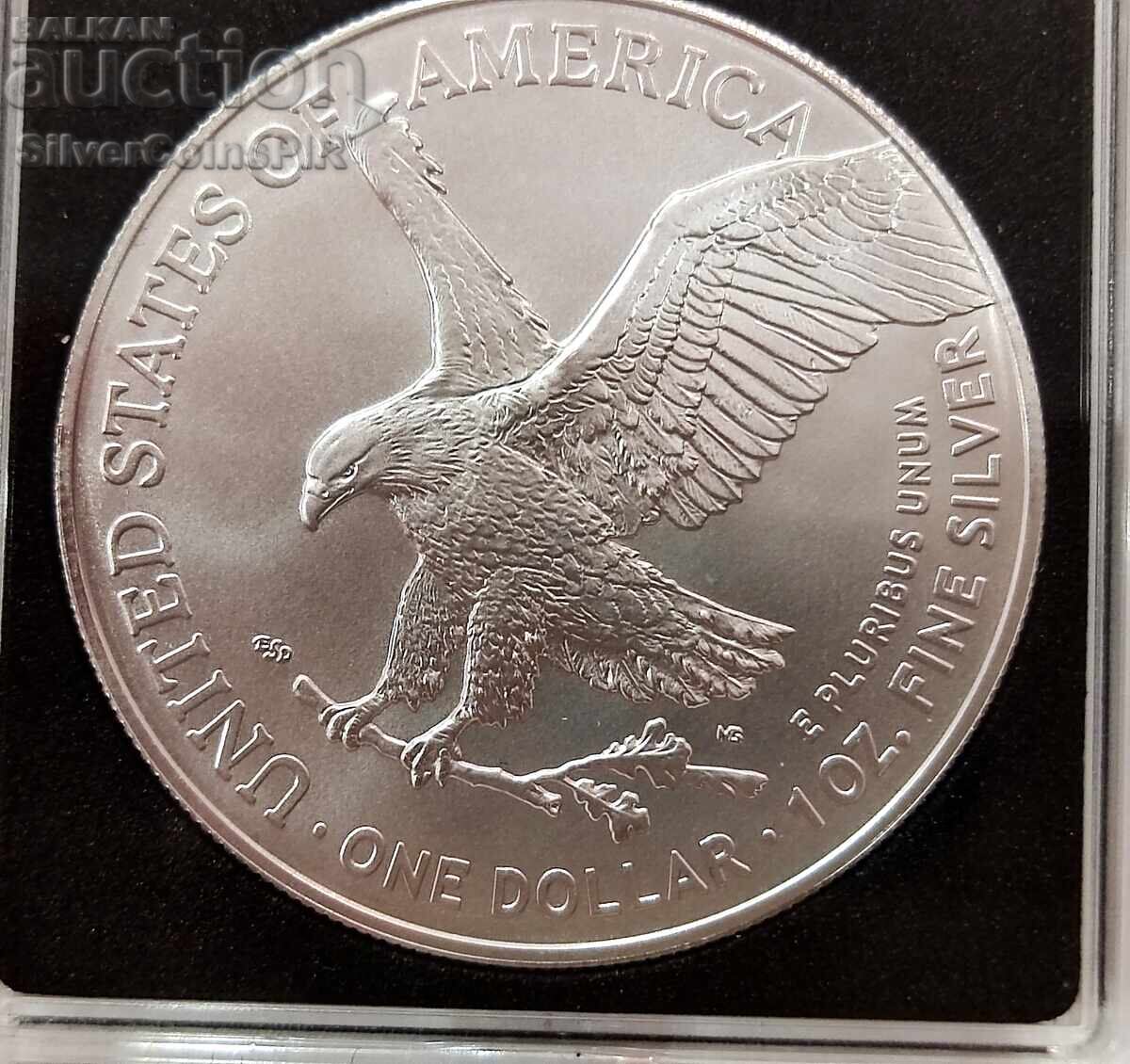 Auction Silver 1 Oz Nuclear Age 2024 US Silver Eagle Auction Silver 1 Oz Nuclear Age 2024 US Silver Eagle