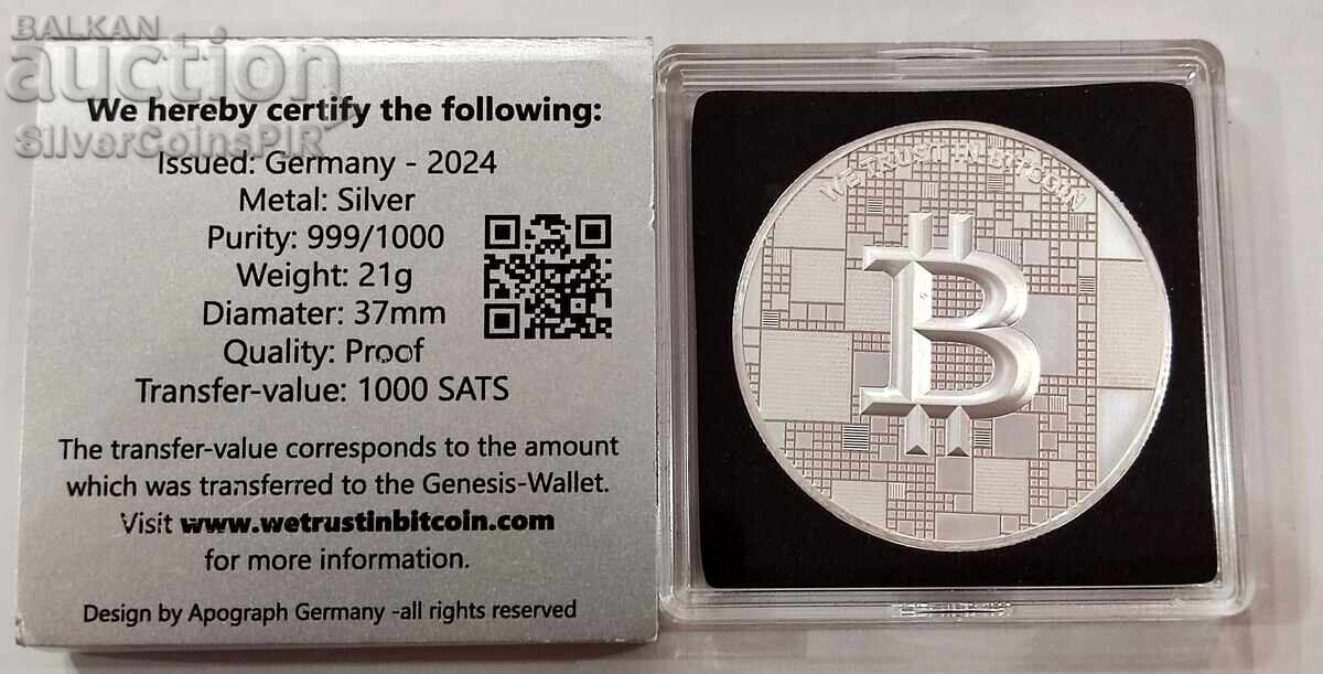 Auction Silver 1000 Satoshi Crypto Creator 2024 Auction Silver 1000 Satoshi Crypto Creator 2024