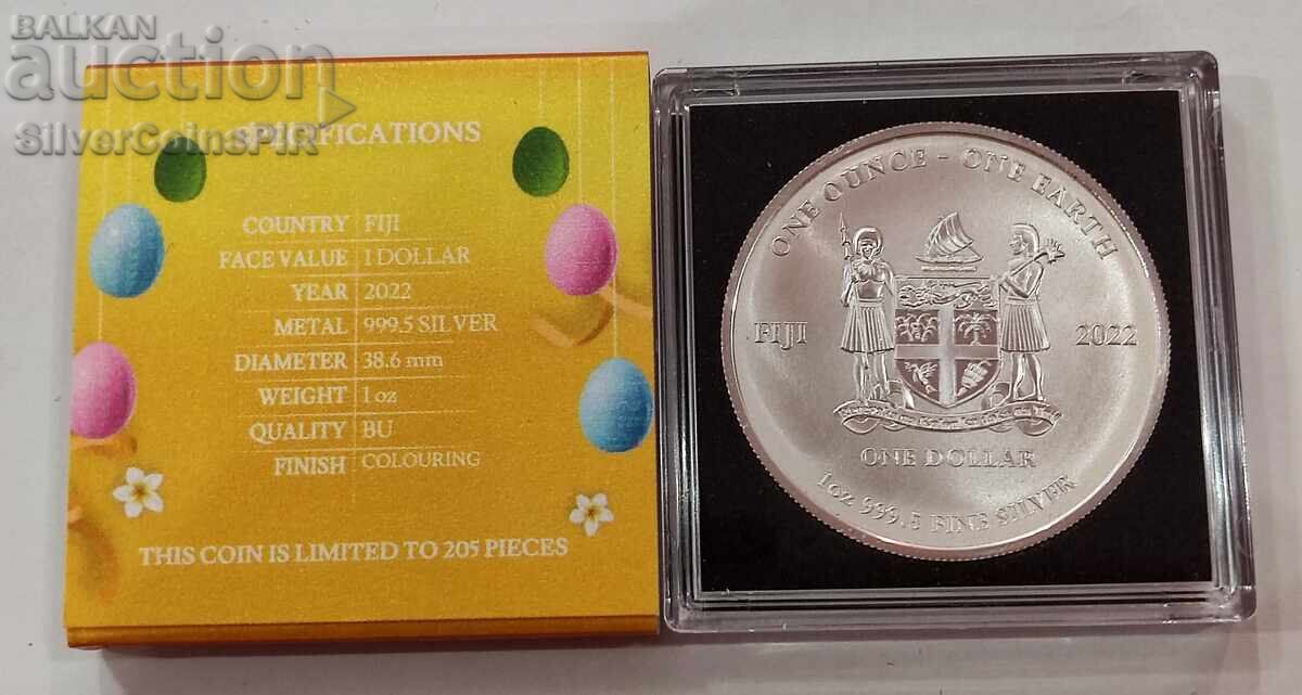 Delivery of Silver 1 Oz Easter Egg 2024 Tuvalu Delivery of Silver 1 Oz Easter Egg 2024 Tuvalu