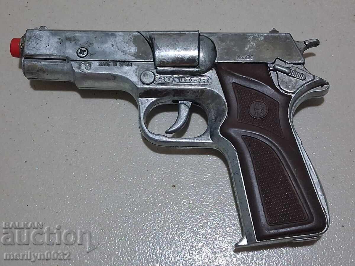 Παιδικό παιχνίδι πιστόλι με κάψουλες, πιστολάκι ρεβόλβερ λειτουργεί με τιμή 53.00 BGN | € 27.10