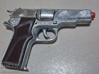 Children's toy gun with caps, toy revolver works