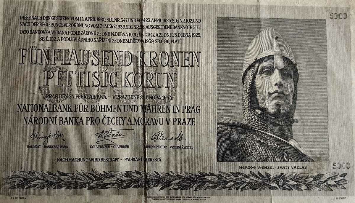 . 1944 5000 KRON ΓΕΡΜΑΝΙΚΗ ΚΑΤΟΧΗ ΒΟΗΜΙΑ ΜΟΡΑΒΙΑ - 6