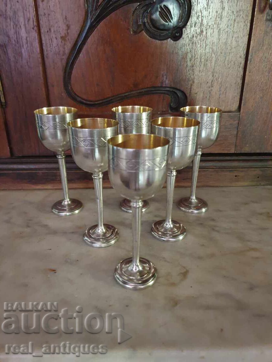 Δημοπρασία Σετ ασημένιων φλιτζανιών