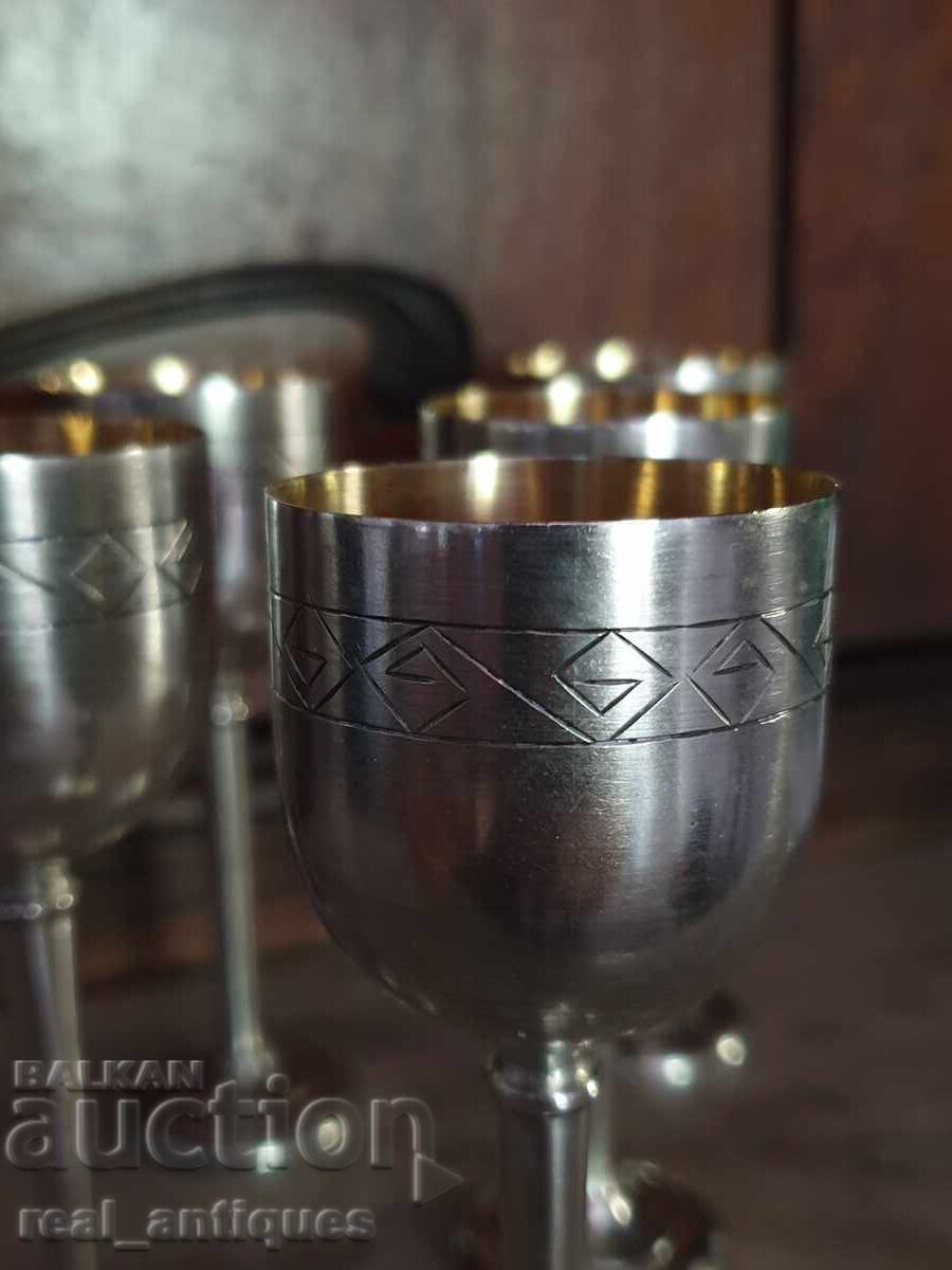 Σετ ασημένιων φλιτζανιών - 6