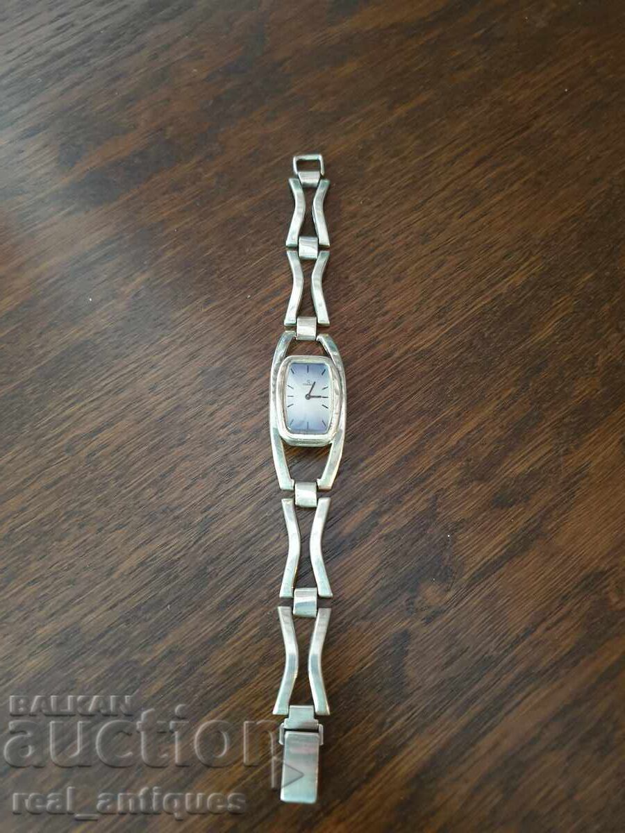 A silver watch