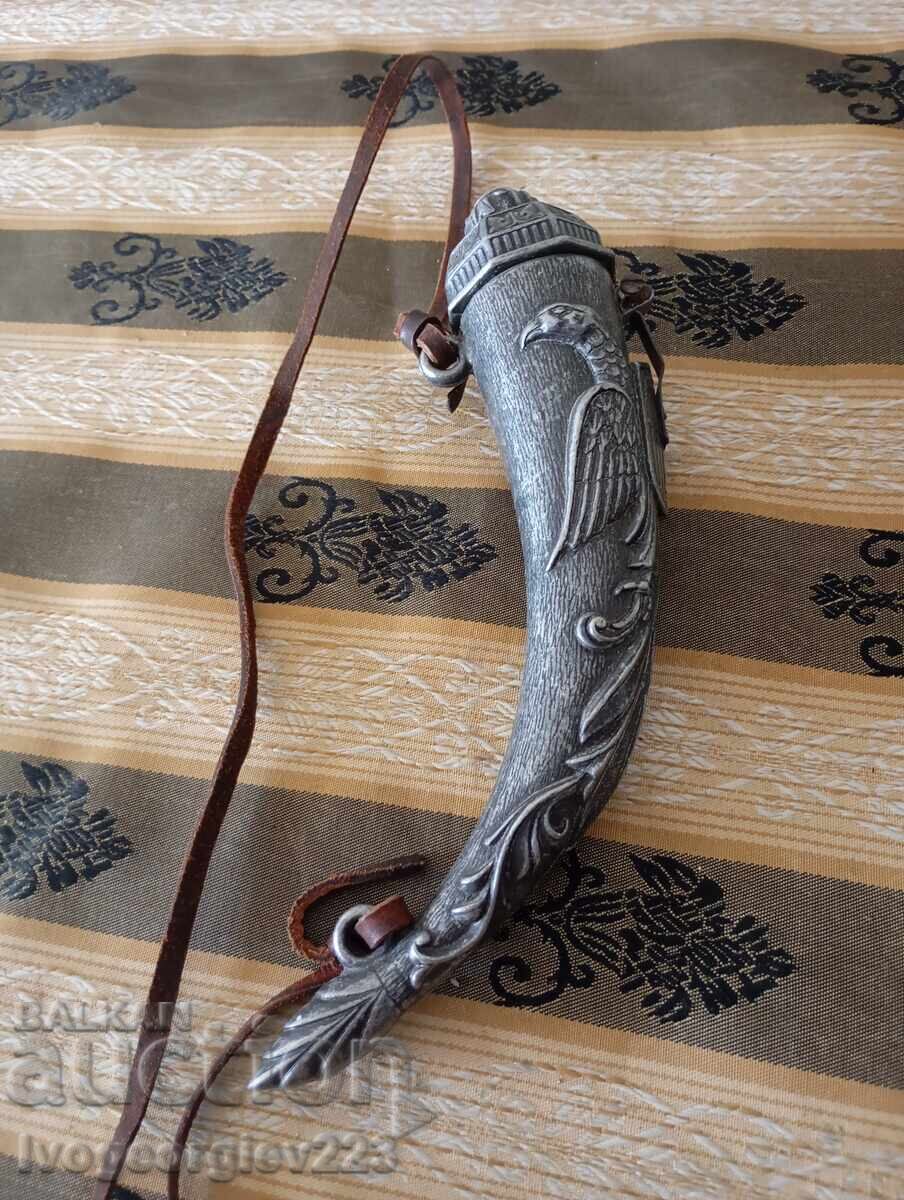 Барутница,рог за декорация Барутница,рог за декорация