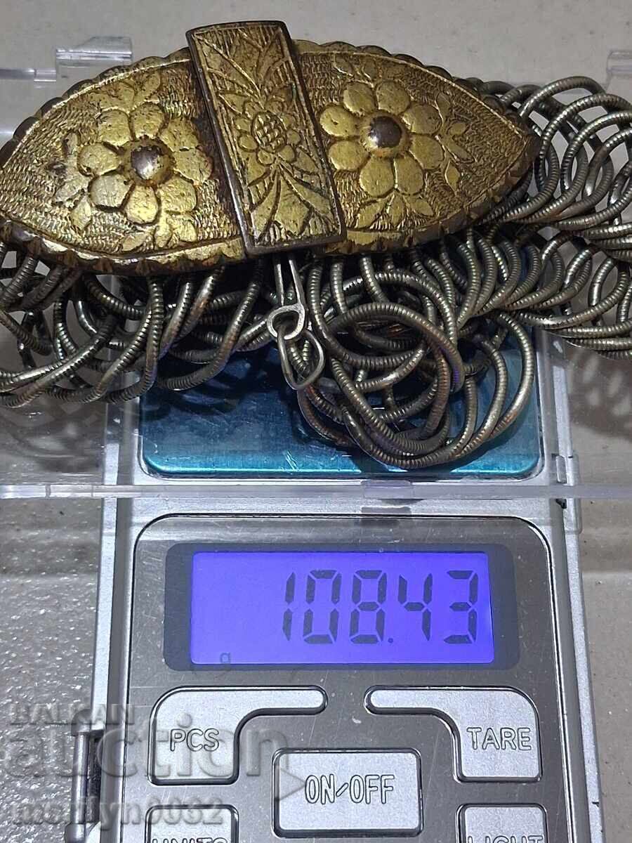 Παράδοση Γυναικεία κοσμήματα για λαιμό, κολιέ σκυλίτσας, βραχιόλι για λαιμό, ασήμι επιχρυσωμένο