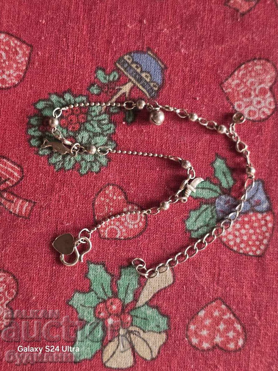 Ασημένιο βραχιόλι. Από 18 έως 23εκ. Ξεκινώ πάνω από 100 δημοπρασίες