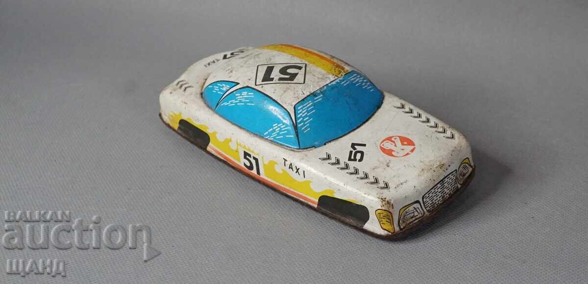 Παλιό μεταλλικό παιχνίδι, μοντέλο αυτοκίνητο ταξί