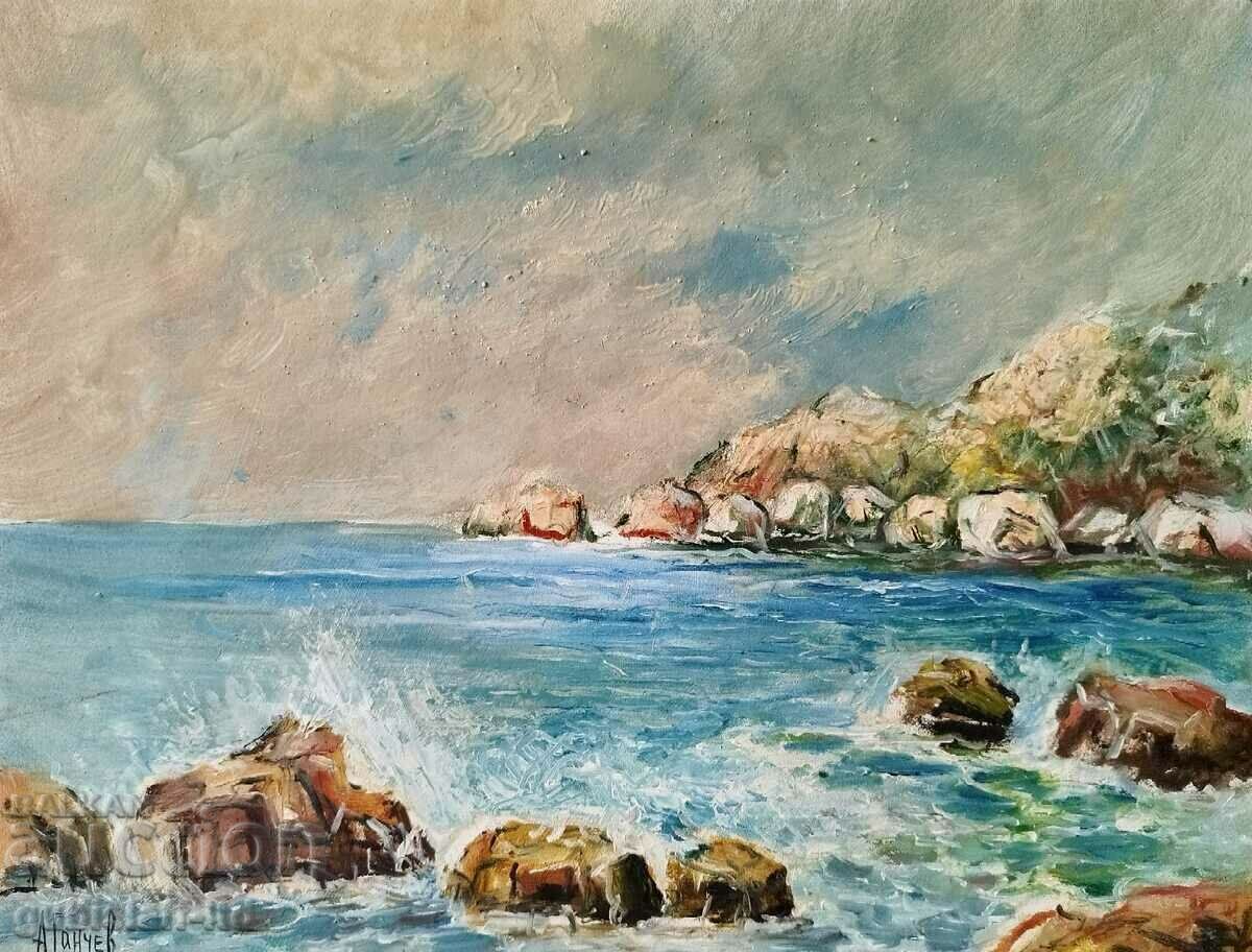 Poză, mare, artă. Atanas Ganchev, anii 1980. cu preț 190.00 BGN | € 97.15 Poză, mare, artă. Atanas Ganchev, anii 1980. cu preț 190.00 BGN | € 97.15