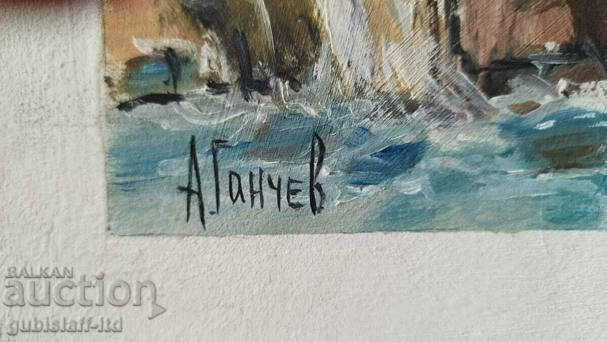 Licitație Poză, mare, artă. Atanas Ganchev, anii 1980. Licitație Poză, mare, artă. Atanas Ganchev, anii 1980.