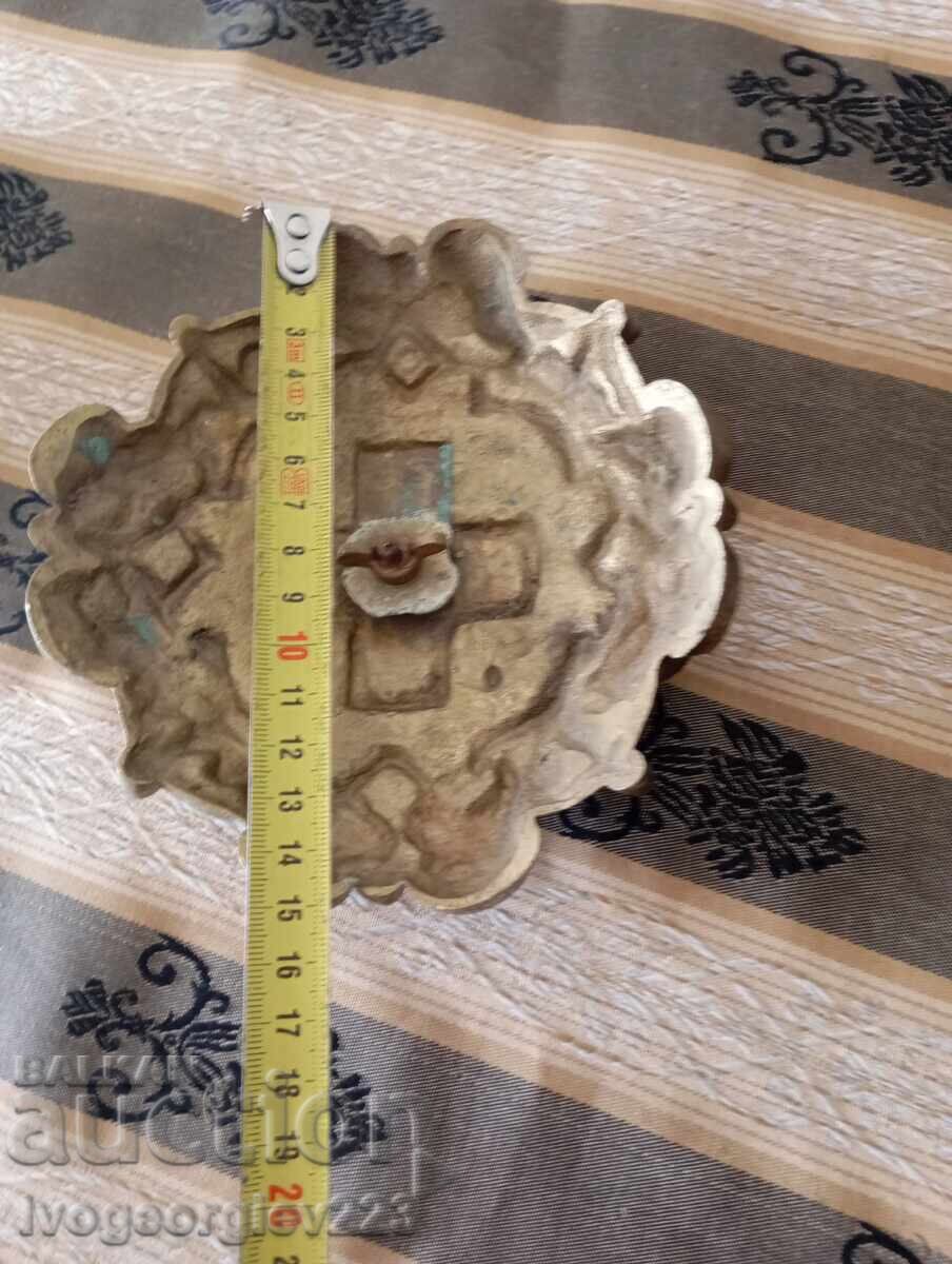 Auction  Three bronze appliqués, fittings