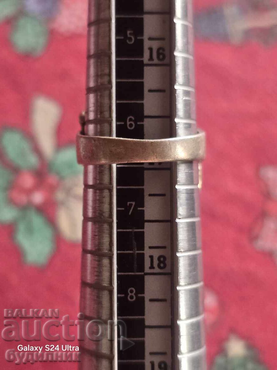 Сребърен пръстен. 16,9мм. Пускам над 100 Аукциона. Разгледай - 5