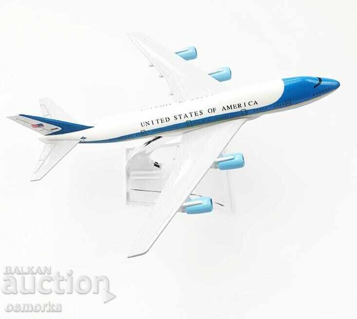 Μοντέλο αεροσκάφους Boeing 747, Ηνωμένες Πολιτείες Αμερικής (USA) με τιμή 32.00 BGN | € 16.36