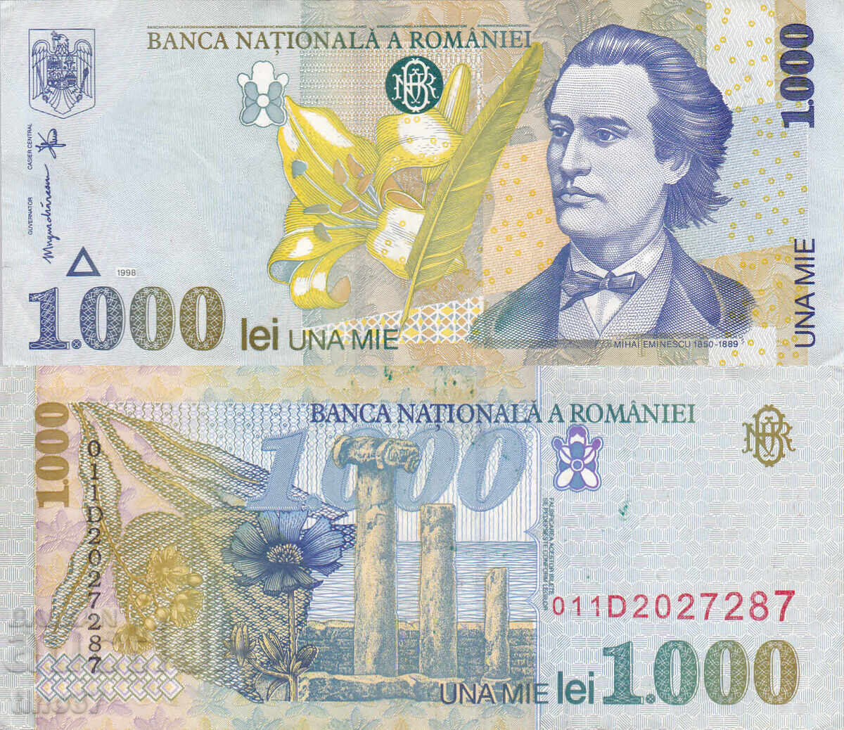 tino37- ΡΟΥΜΑΝΙΑ - 1000 ΛΕΪ - 1998 - XF