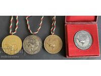 41402 Bulgaria 3 medalii și placă Campionatul de parașutism SCAD