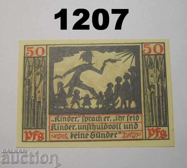Naumburg 50 pfennig 1920 G Germany with price 2.50 BGN | € 1.28