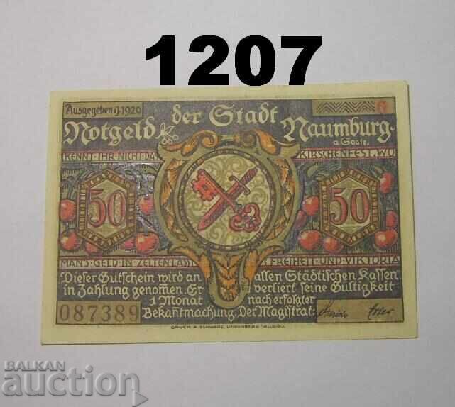 Naumburg 50 pfennig 1920 G Germany