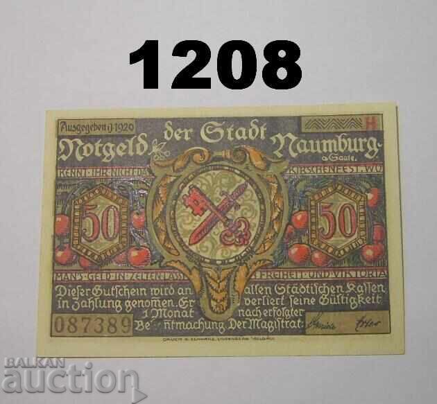 Naumburg 50 pfennig 1920 H Германия