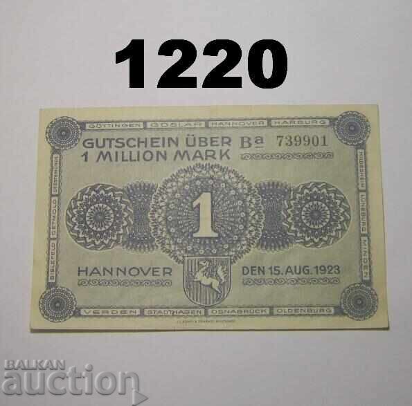 Hannover 1 milion mărci 1923 Handelskammern